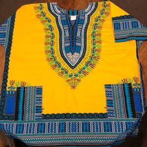 Big Mama Dakishi shirt bright yellow one size NWOT